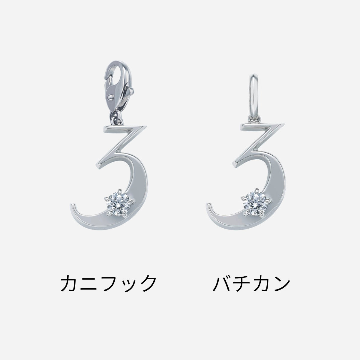 Rﾌｯｸ5mm(オーダー取付）カニフック(M) K18YG