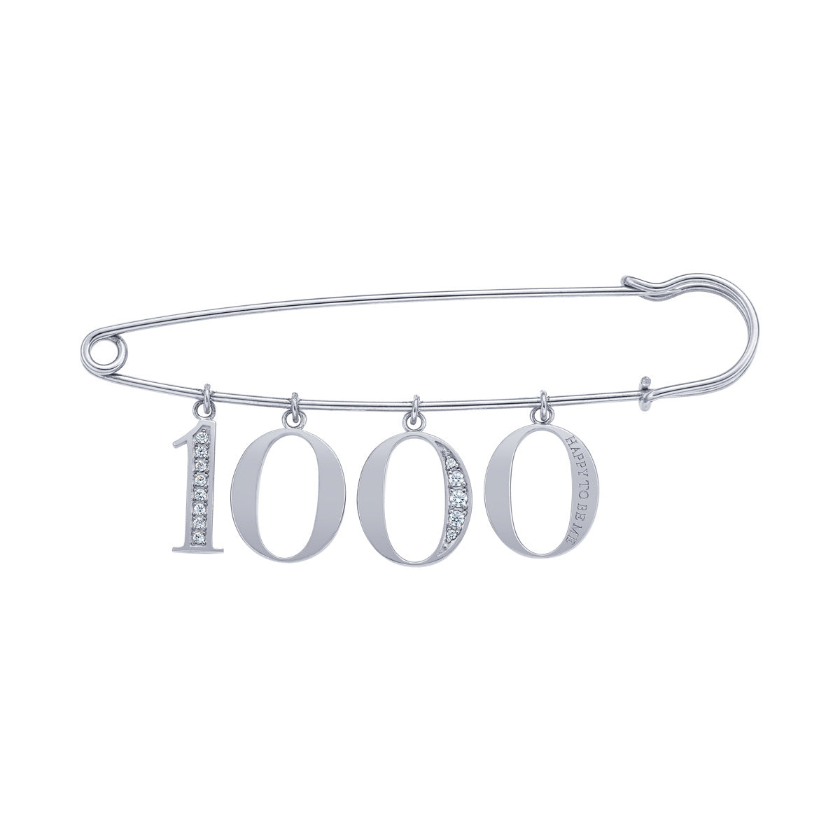 1000 wings [Charity Limited Edition] Brooch, Silver Brass